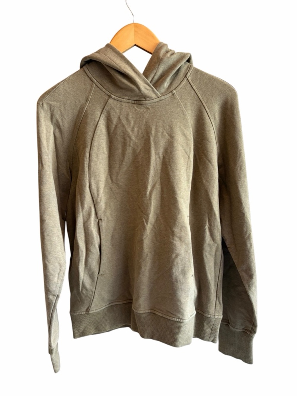 Lululemon • Scuba Pullover hoodie sweatshirt Heathered Grape Leaf cotton terry 4 - Picture 6 of 10